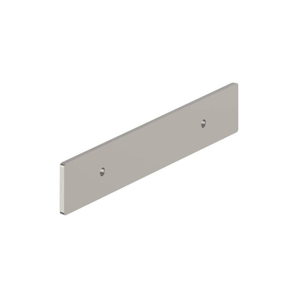 Signature Hardware Satin Nickel 3-3/4 in. Cabinet Pull Backplate Brushed Gold 