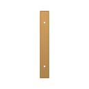 Signature Hardware Brushed Gold 5-1/16 in. Cabinet Pull Backplate Brushed Gold 