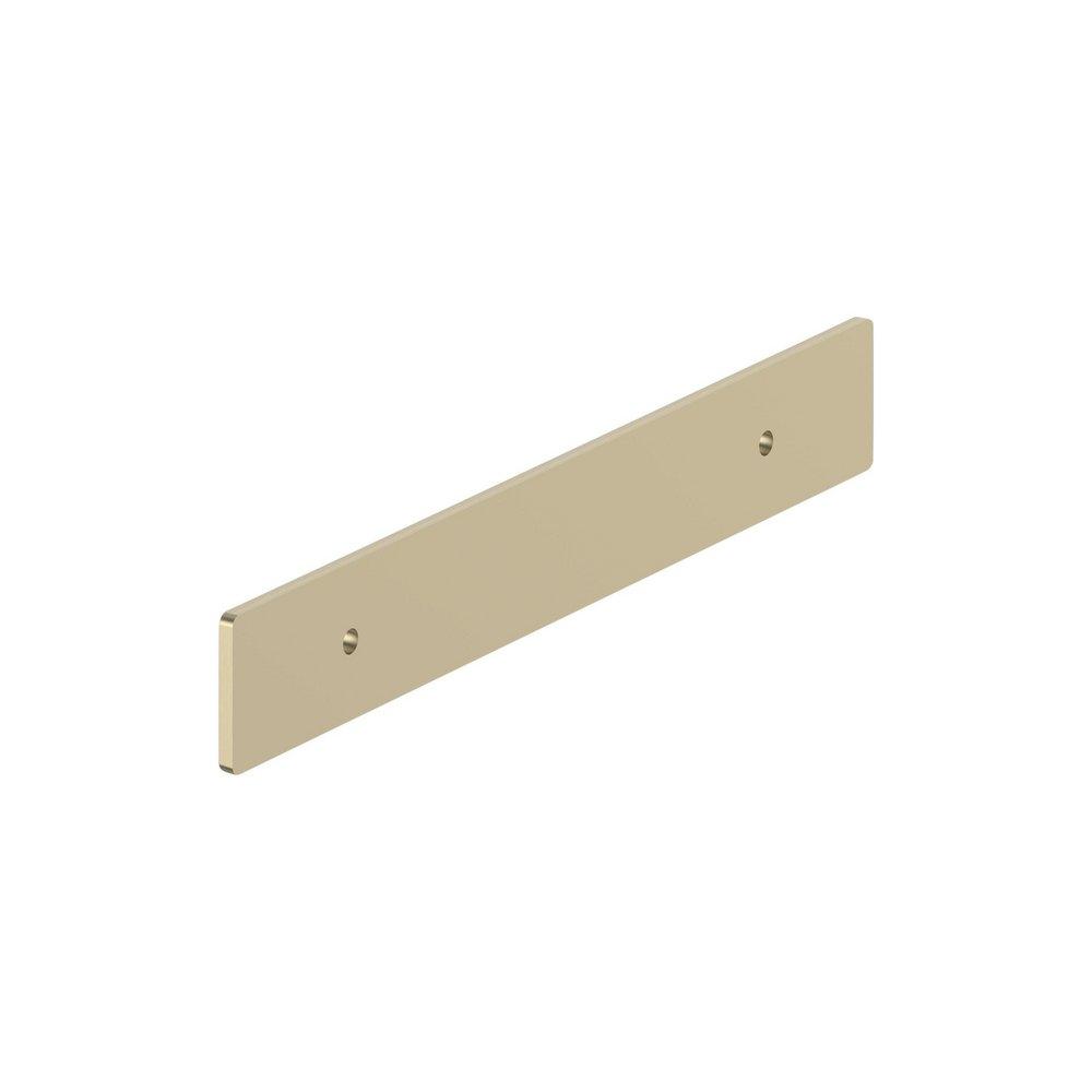 Signature Hardware Golden Champagne 5-1/16 in. Cabinet Pull Backplate Brushed Gold 