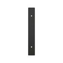 Signature Hardware Matte Black 5-1/16 in. Cabinet Pull Backplate Brushed Gold 