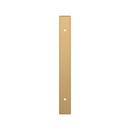Signature Hardware Champagne Bronze 6-5/16 in. Cabinet Pull Backplate Brushed Gold 