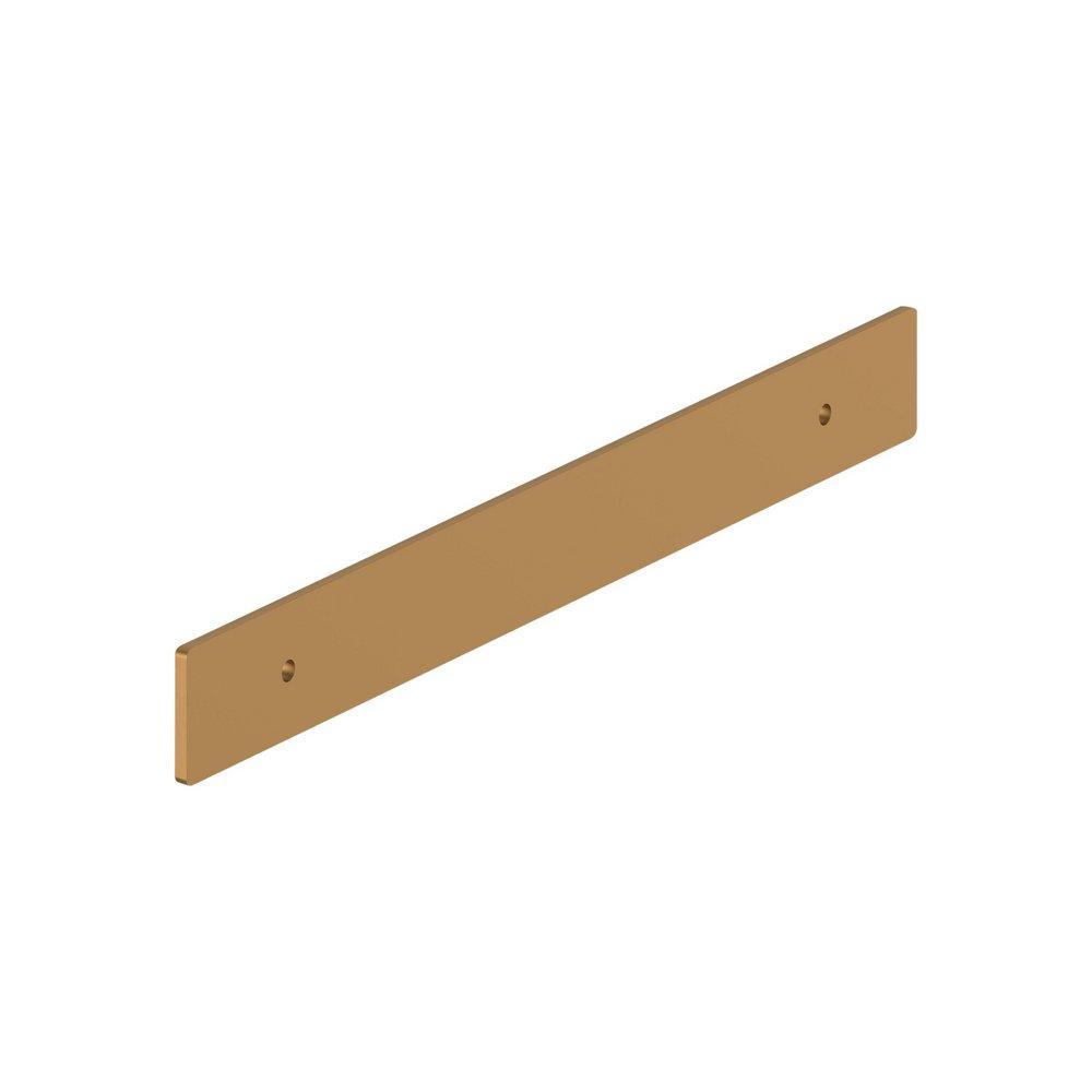 Signature Hardware Brushed Gold 7-9/16 in. Cabinet Pull Backplate Brushed Gold 