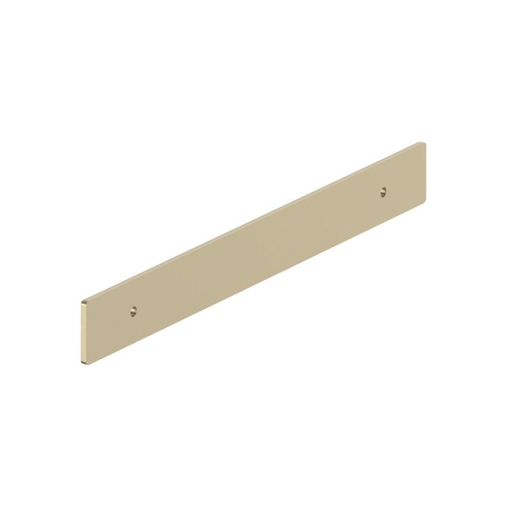 Signature Hardware Golden Champagne 7-9/16 in. Cabinet Pull Backplate Brushed Gold 