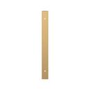 Signature Hardware Champagne Bronze 8-13/16 in. Cabinet Pull Backplate Brushed Gold 