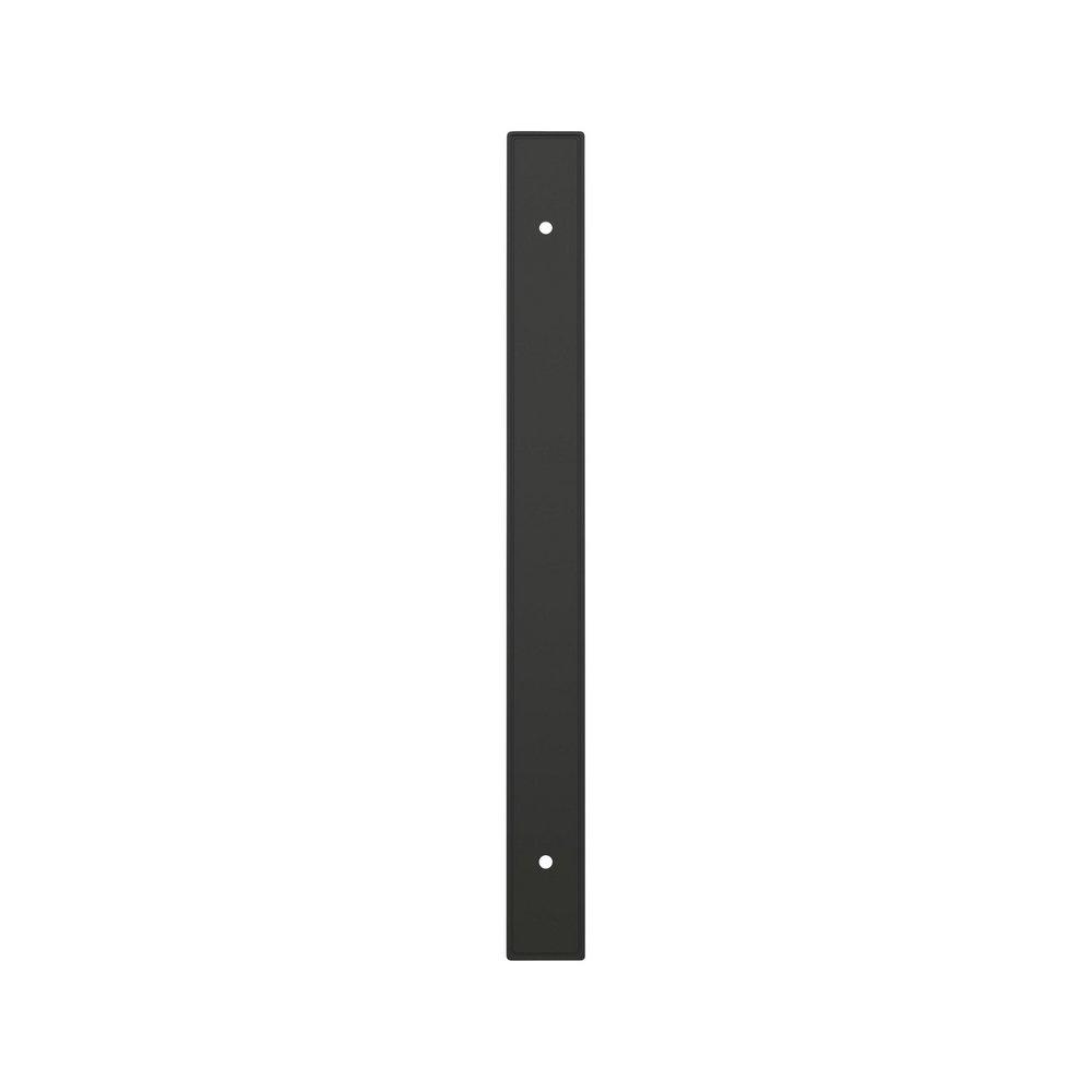 Signature Hardware Matte Black 8-13/16 in. Cabinet Pull Backplate Brushed Gold 