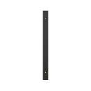 Signature Hardware Matte Black 10-1/16 in. Cabinet Pull Backplate Brushed Gold 