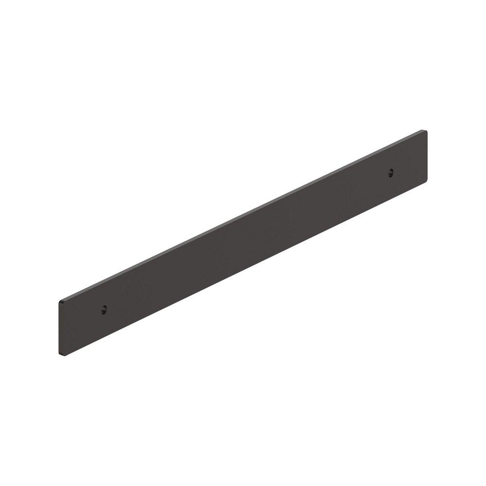 Signature Hardware Oil Rubbed Bronze 10-1/16 in. Cabinet Pull Backplate Brushed Gold 
