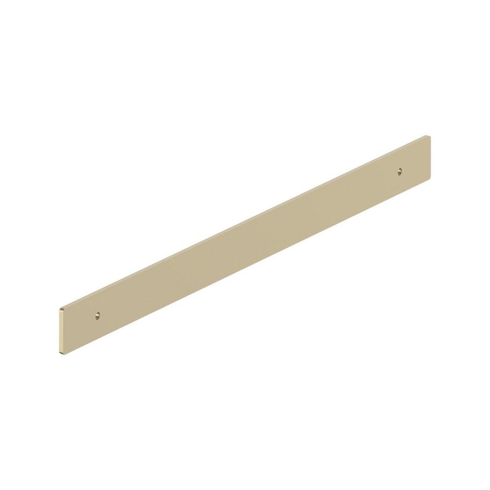 Signature Hardware Golden Champagne 12-5/8 in. Cabinet Pull Backplate Brushed Gold 