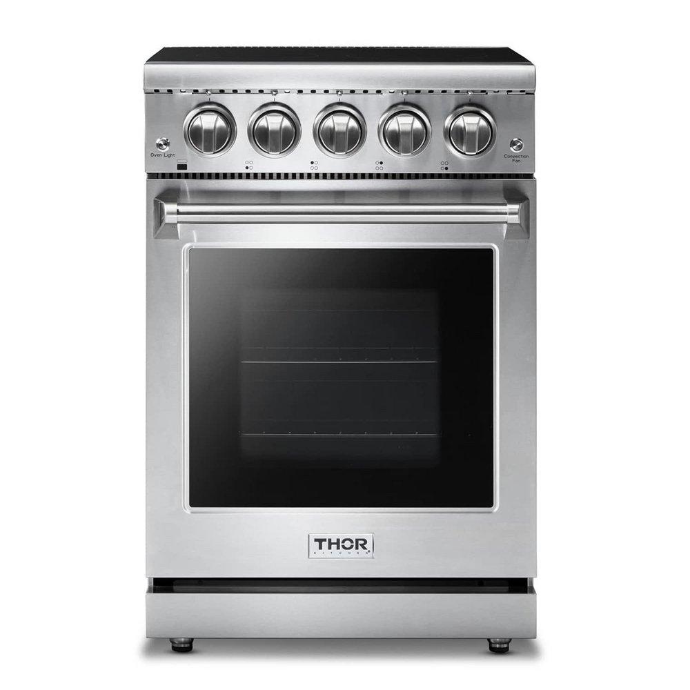 24 INCH 4-BURNER SEALED RADIANT PROFESSIONAL H-SERIES ELECTRIC RANGE 