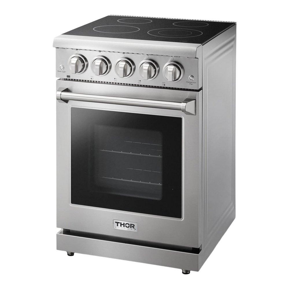 24 INCH 4-BURNER SEALED RADIANT PROFESSIONAL H-SERIES ELECTRIC RANGE 