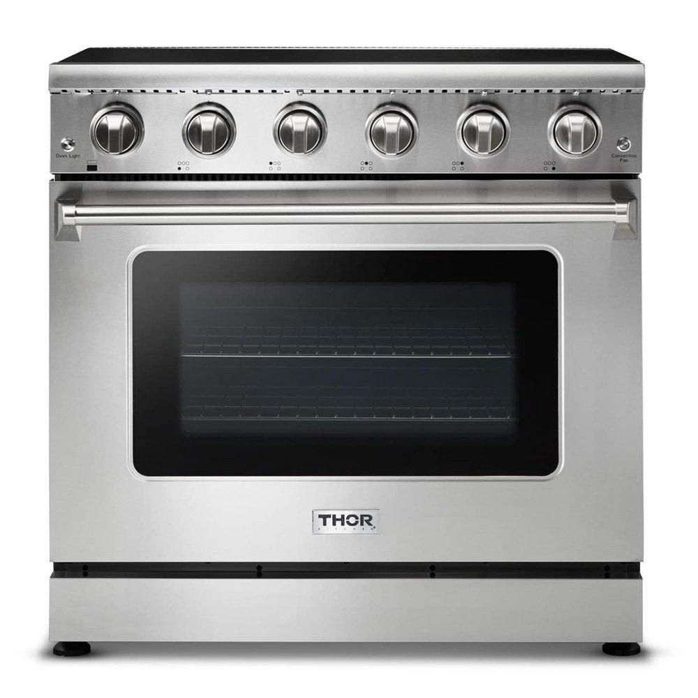 36 INCH 5-BURNER SEALED RADIANT PROFESSIONAL H-SERIES ELECTRIC RANGE 