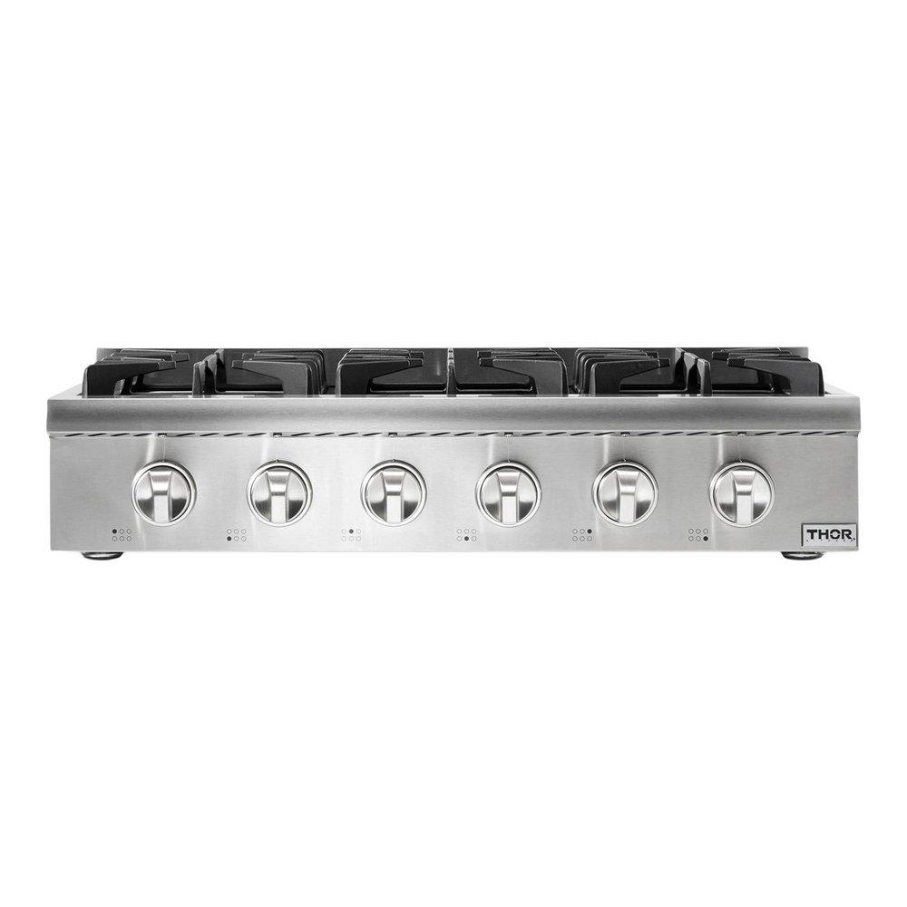 36 INCH 6-BURNER SEALED GAS RANGE TOP 