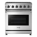 30 in. 5-Burner Gas Freestanding Range in Stainless Steel