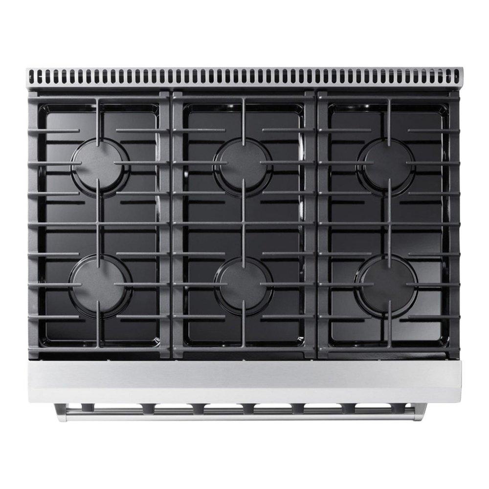 36 INCH 6-BURNER SEALED PROFESSIONAL L-SERIES GAS RANGE 