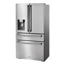 36 INCH 22 CU. FT 4-DOOR FRENCH DOOR REFRIGERATOR WITH WATER AND ICE DISPENSER 