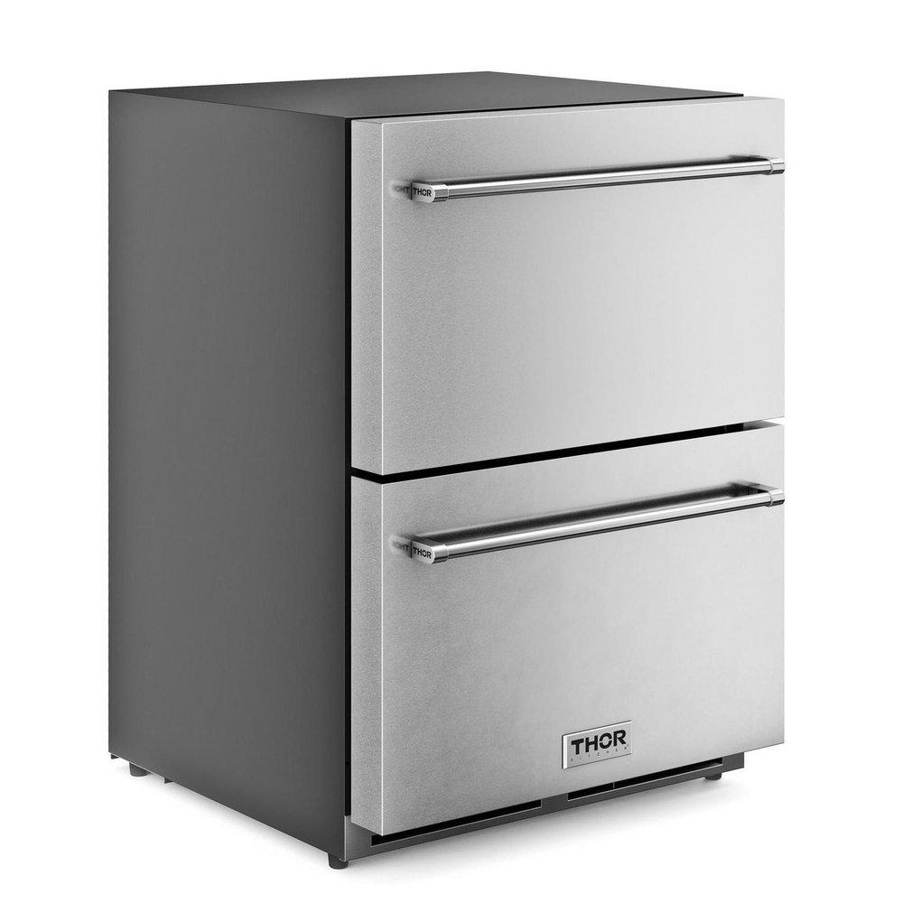 24 INCH INDOOR/OUTDOOR 2-DRAWER FREEZER 