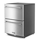 24 INCH INDOOR/OUTDOOR 2-DRAWER FREEZER 