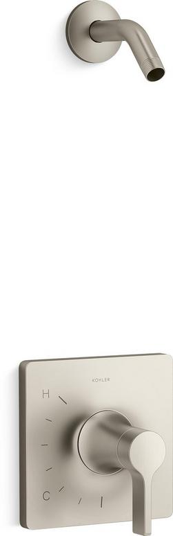 Single Handle Shower Faucet in Vibrant&reg; Brushed Nickel (Trim Only) (Showerhead Sold Separately)