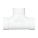 6 PVC DWV 2-WAY CO TEE 