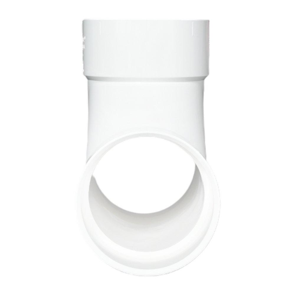 6 PVC DWV 2-WAY CO TEE 