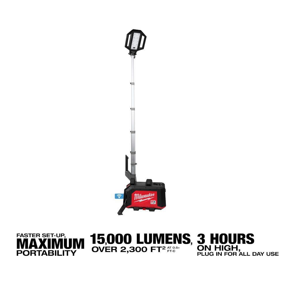 MX FUEL ROCKET DUAL POWER COMPACT TOWER LIGHT 