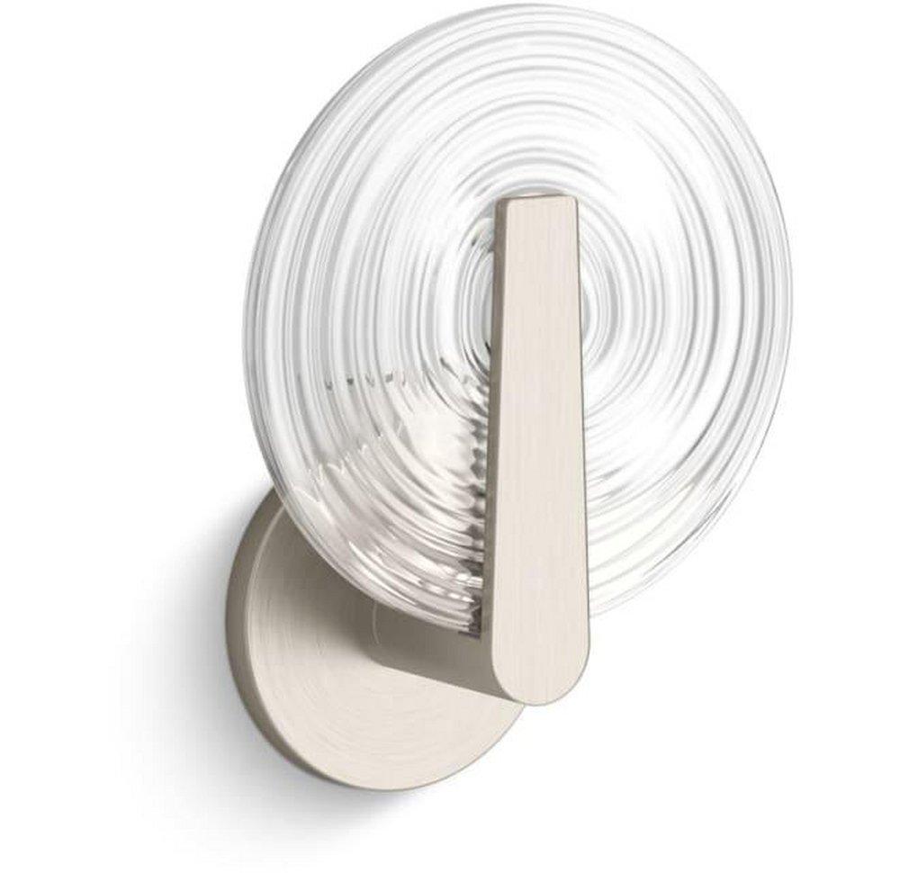 HINT 1 LIGHT SCONCE SWIRL GLASS 