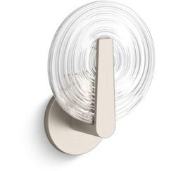 60W 1-Light 9.5in. Wall Sconce in Brushed Nickel