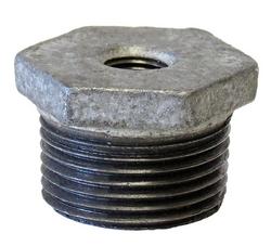 2 x 1-1/2 in. MNPT x FNPT 150# Galvanized Malleable Iron Reducing Hex Bushing