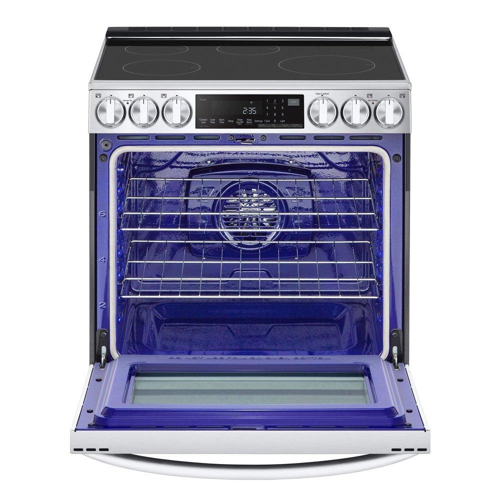 6.3 CU. FT. SMART INDUCTION SLIDE-IN RANGE WITH PROBAKE CONVECTION  INSTAVIEW  AIR FRY  AIR SOUS VIDE  PRINTPROOF STAINLESS STEEL 