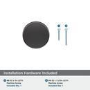 Amerock Gunmetal 1-1/4 in. Knob 