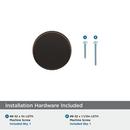 Amerock Oil Rubbed Bronze 1-1/4 in. Knob 