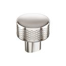 BRONX 1-1/4 INCH  32MM  DIAMETER POLISHED NICKEL CABINET KNOB 