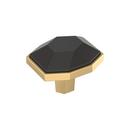 1-5/8 in. Cabinet Knob in Black Bronze/Champagne Bronze
