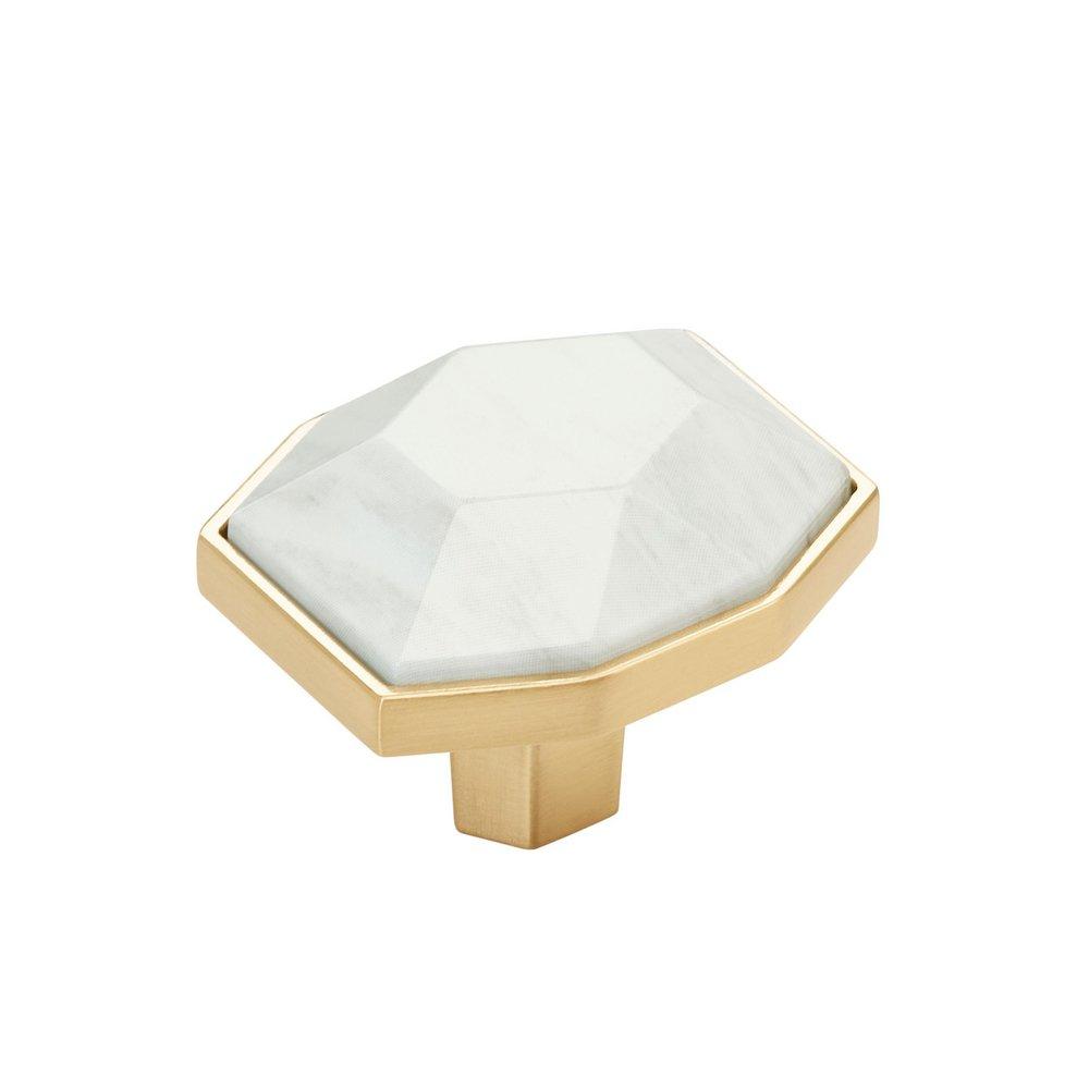 Amerock Marble White 1-5/8 in. Knob 