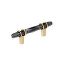 Amerock Marble Black 3 in. Center-to-Center Pull 