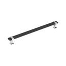 Amerock Brushed Matte Black 10-1/16 in. Center-to-Center Bar Pull 
