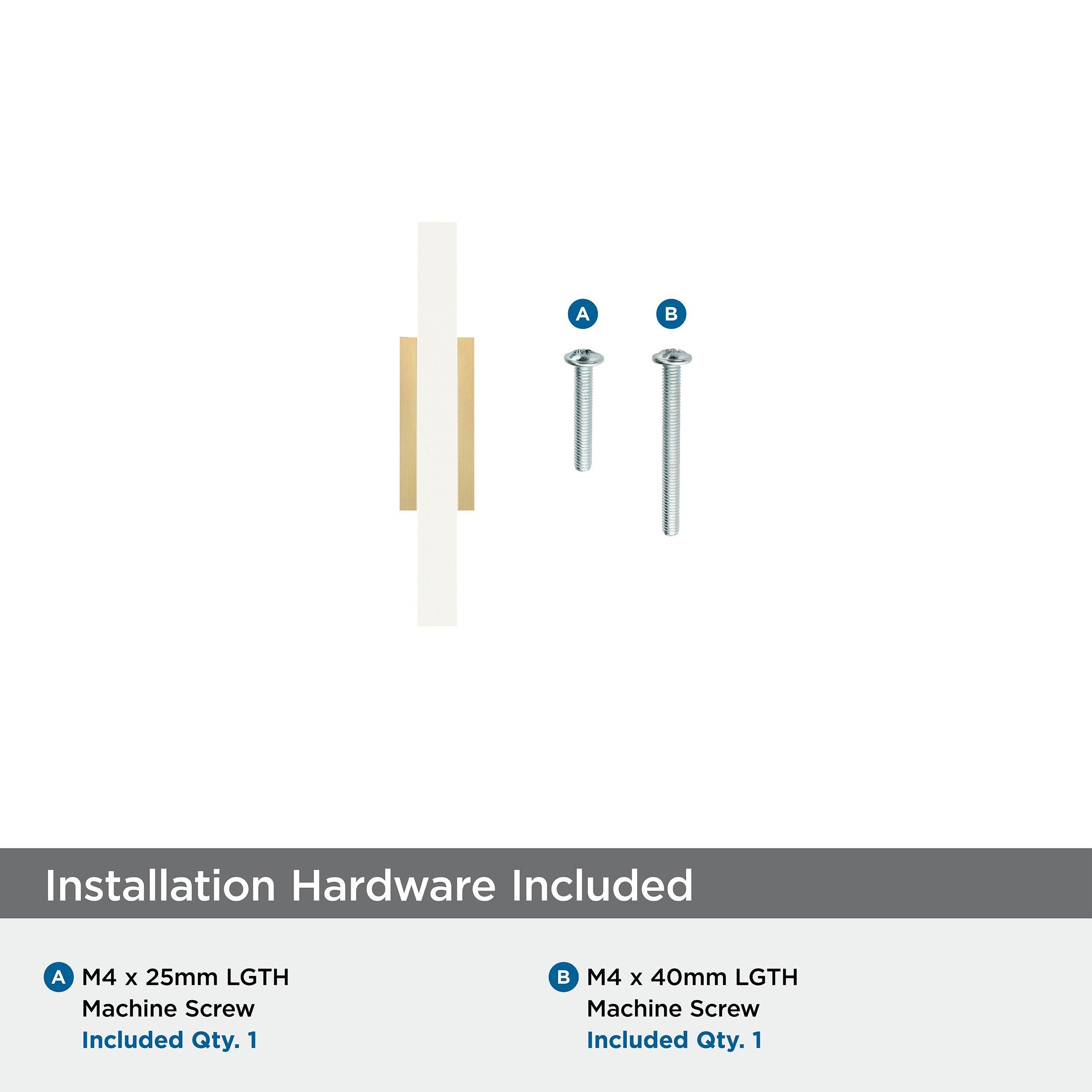 URBANITE 2-3/4 INCH  70MM  LENGTH CHAMPAGNE BRONZE/WHITE CABINET KNOB 