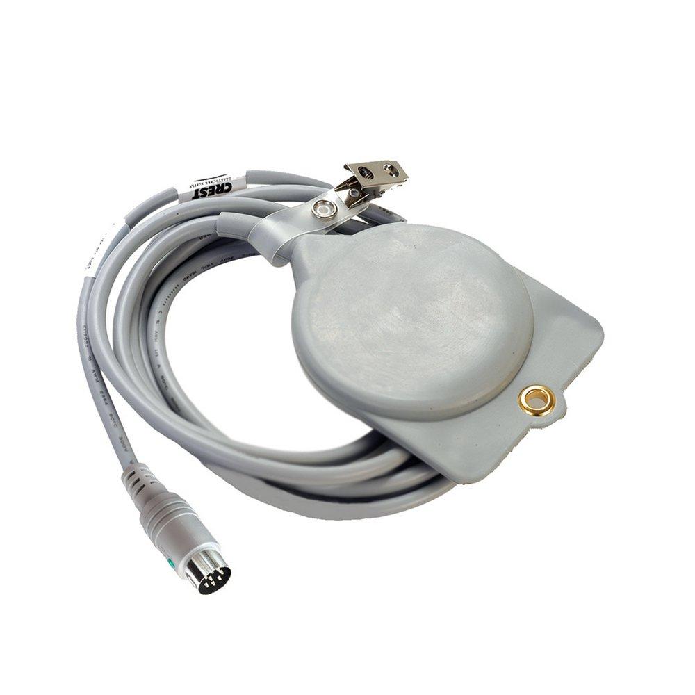 GERICALL CALL CORD RAULAND RESPONDER III+ IV 4000 8-PIN DIN PLUG GREY 10 FT CORD 