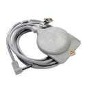 GERICALL CALL CORD 1/4 2-CONDUCTOR PHONE PLUG GREY 10 FT CORD 