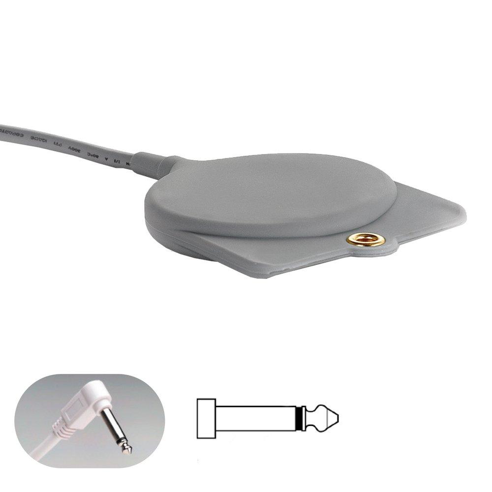 GERICALL CALL CORD 1/4 2-CONDUCTOR PHONE PLUG GREY 10 FT CORD 
