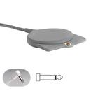 GERICALL CALL CORD 1/4 2-CONDUCTOR PHONE PLUG GREY 10 FT CORD 