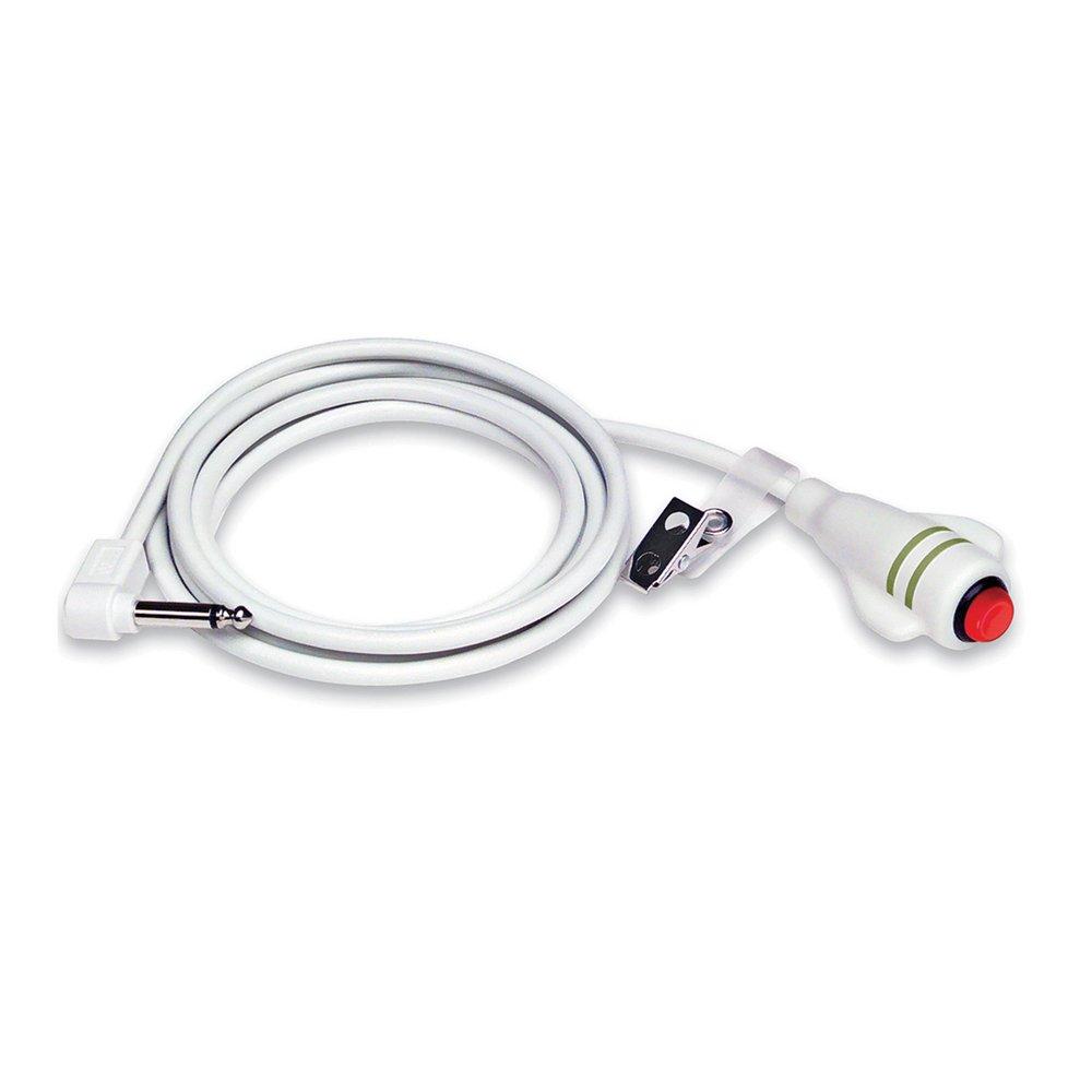DURAGLO CALL CORD 1/4 2-CONDUCTOR PHONE PLUG WHITE 7 FT CORD 