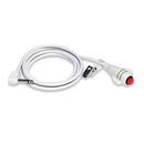 DURAGLO CALL CORD 1/4 2-CONDUCTOR PHONE PLUG WHITE 7 FT CORD 