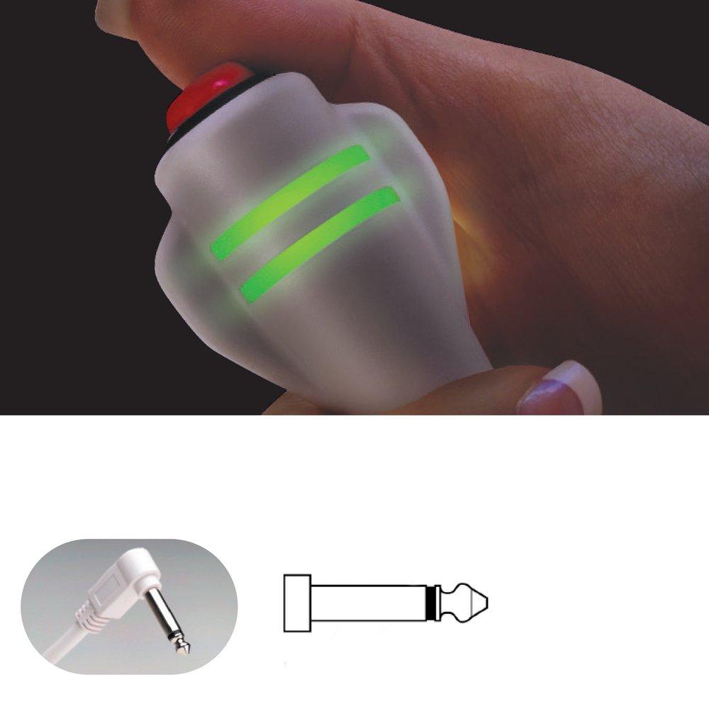 DURAGLO CALL CORD 1/4 2-CONDUCTOR PHONE PLUG WHITE 7 FT CORD 