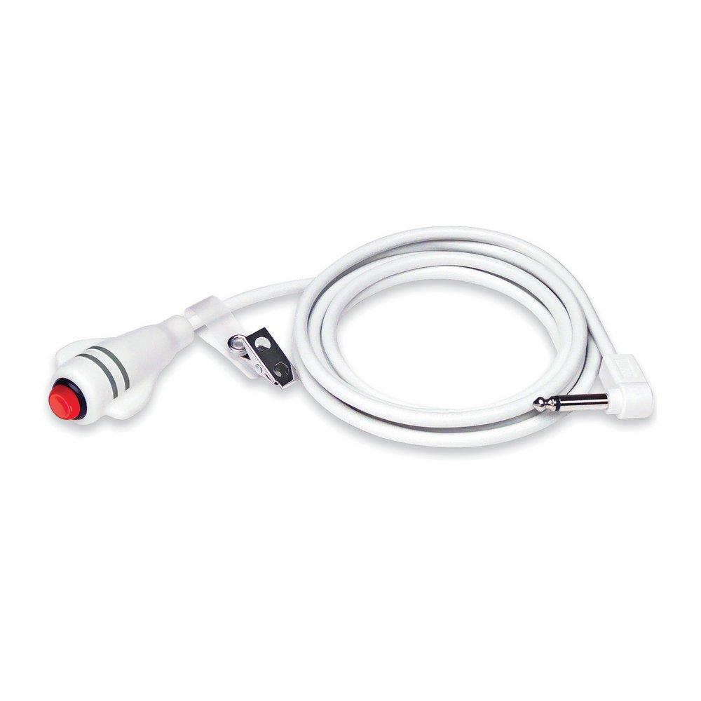 DURACALL CALL CORD 1/4 2-CONDUCTOR PHONE PLUG WHITE 12 FT CORD 