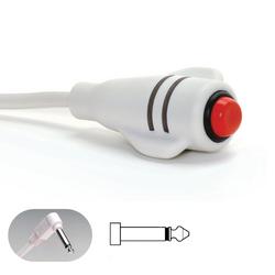 DuraCall™ Call Cord 1/4 2-Conductor Phone Plug White 12 ft Cord