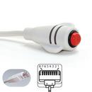 DURACALL CALL CORD SIMPLEX TEKTONE CRITICAL ALERT RJ45 8-PIN PLUG WHITE 7 FT CORD 