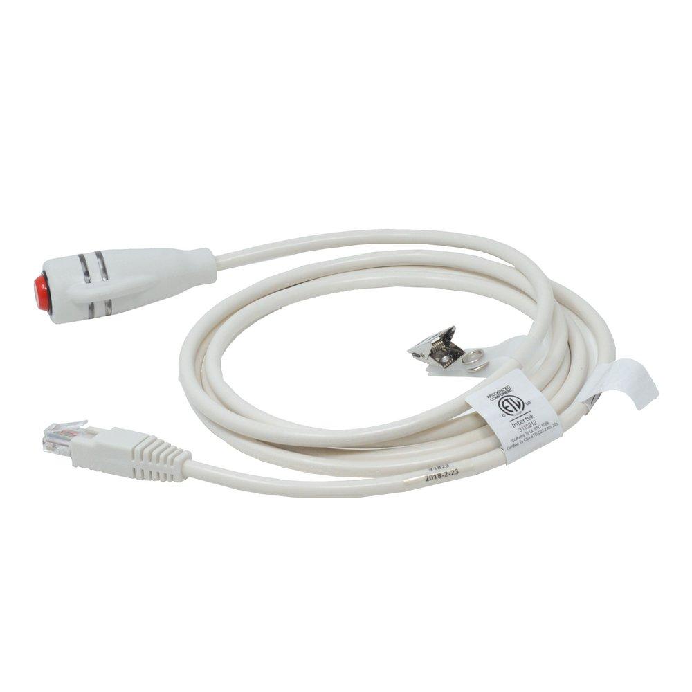 DURACALL CALL CORD SIMPLEX TEKTONE CRITICAL ALERT RJ45 8-PIN PLUG WHITE 7 FT CORD 