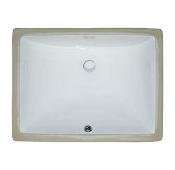 20 x 15 in. Undermount Rectangular Bathroom Sink in White