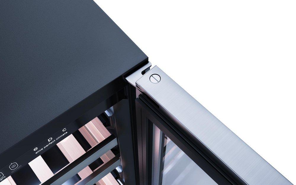 24 in. Dual Zone Wine Cellar with 4.8 cu. ft. Capacity in Stainless Steel 